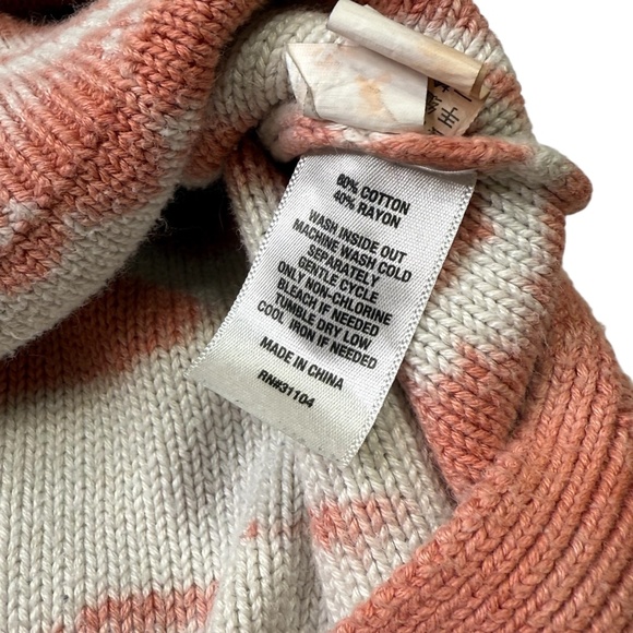 Wonderly Pullover V-Neck Tie Dye Style Sweater 4X - Picture 10 of 15